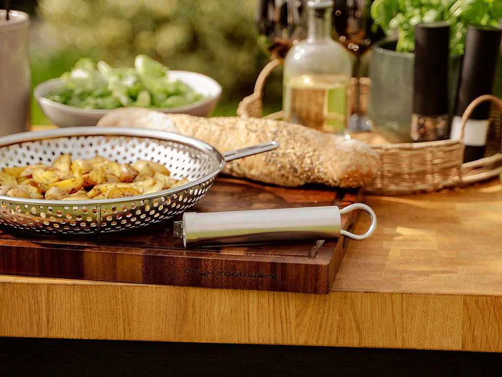 BBQ-GRILLPFANNE MIT ABNEHMBAREM GRIFF 28 CM - Image 4