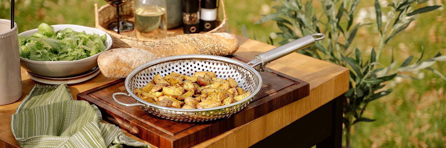 BBQ-GRILLPFANNE MIT ABNEHMBAREM GRIFF 28 CM - Image 9
