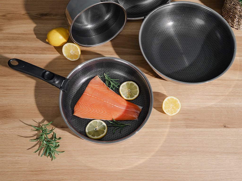 BRATPFANNE MIT ABNEHMBAREM GRIFF 30CM SET - Image 6
