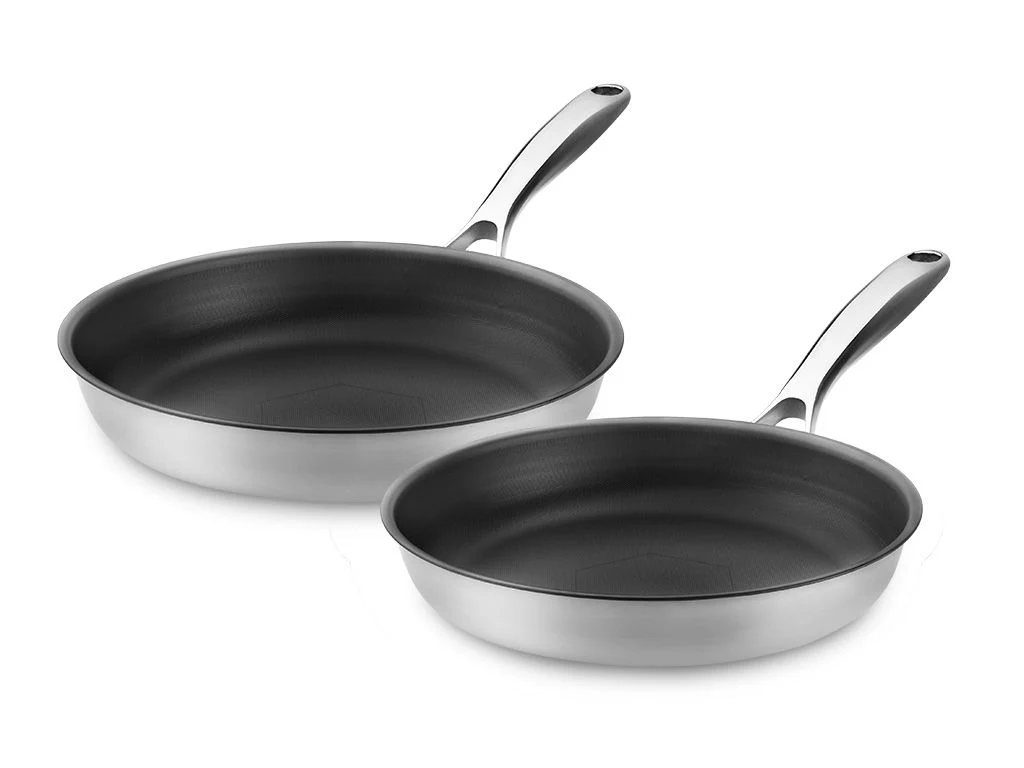 ZERO – NATÜRLICHES ANTIHAFT-BRATPFANNEN-SET – 2-TEILIG