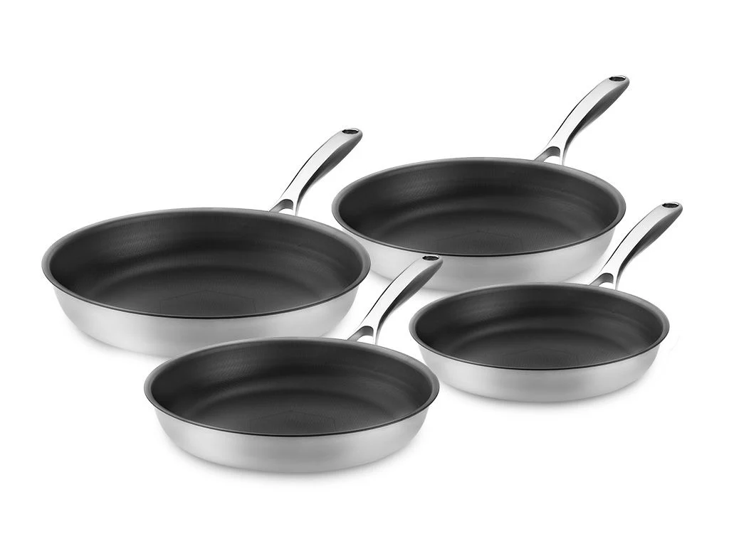 ZERO – NATÜRLICHES ANTIHAFT-BRATPFANNEN-SET – 4-TEILIG