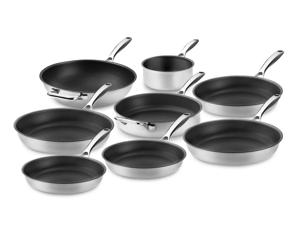 ZERO – NATÜRLICHES NON-STICK KOCHGESCHIRR-SET - 12-TEILIG